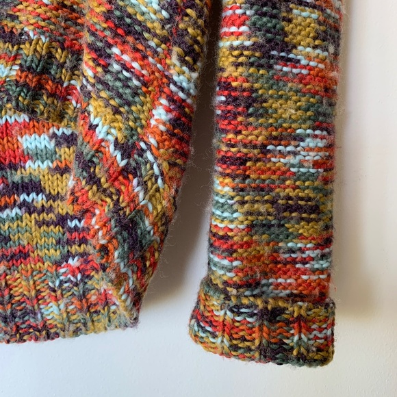 Oversized Multicolor Knit Sweater - Picture 4 of 9